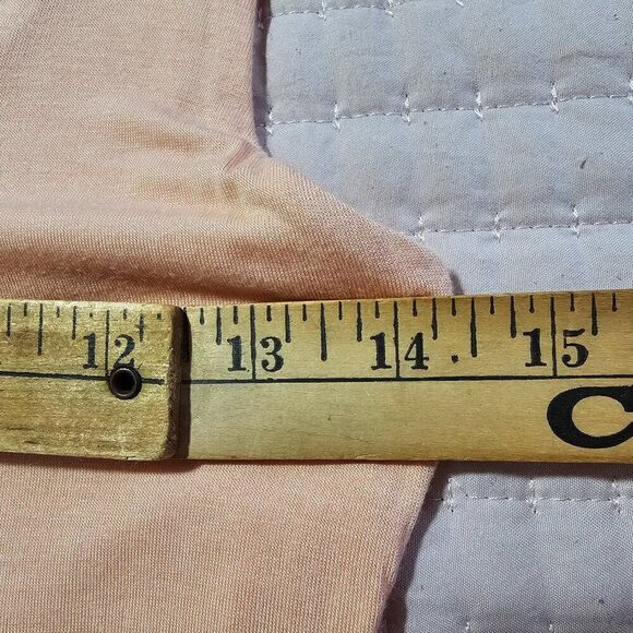 NWT DOUBLE ZERO PEACH SCOOP NECK BODYSUIT TANK SIZE MEDIUM - Picture 13 of 14